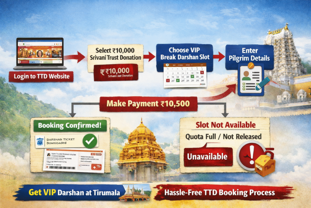 Tirupati darshan online booking
