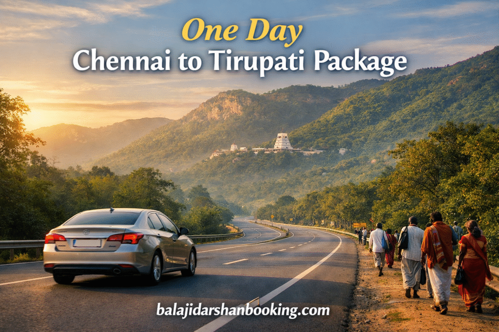 Chennai to Tirupati one day package by car
