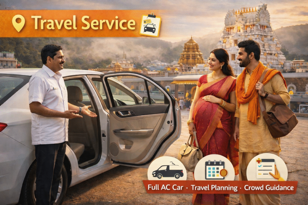 pregnant women Tirupati darshan