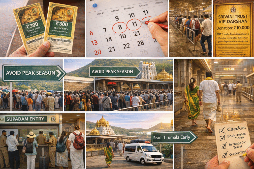 Tirupati darshan without waiting