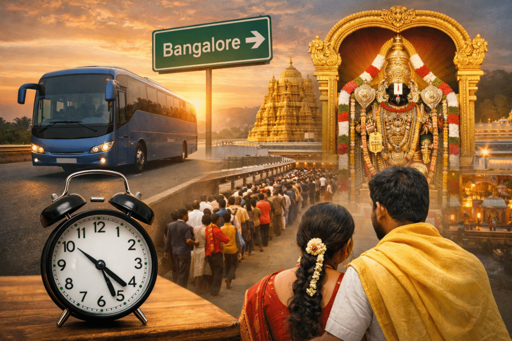 Tirupati darshan from Bangalore