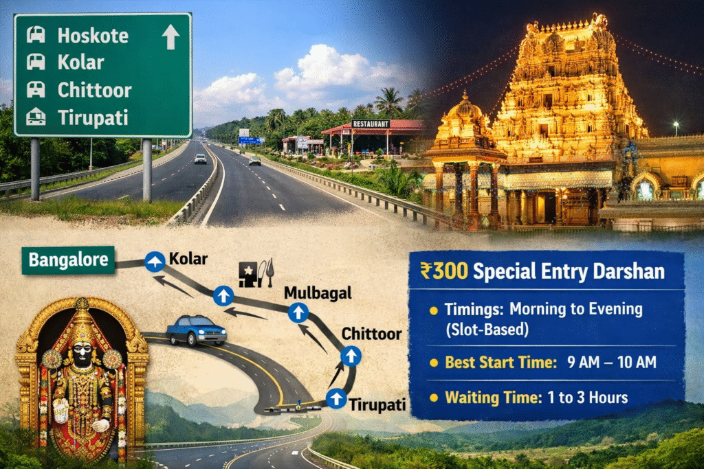 Bangalore to Tirupati car package
