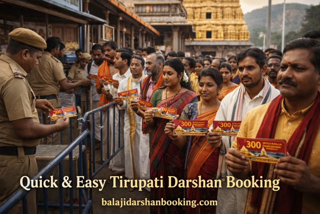300 Tirupati darshan tickets