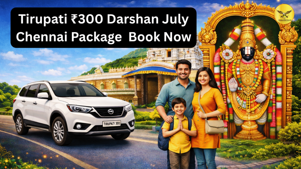 Tirupati ₹300 Darshan Package July from Chennai