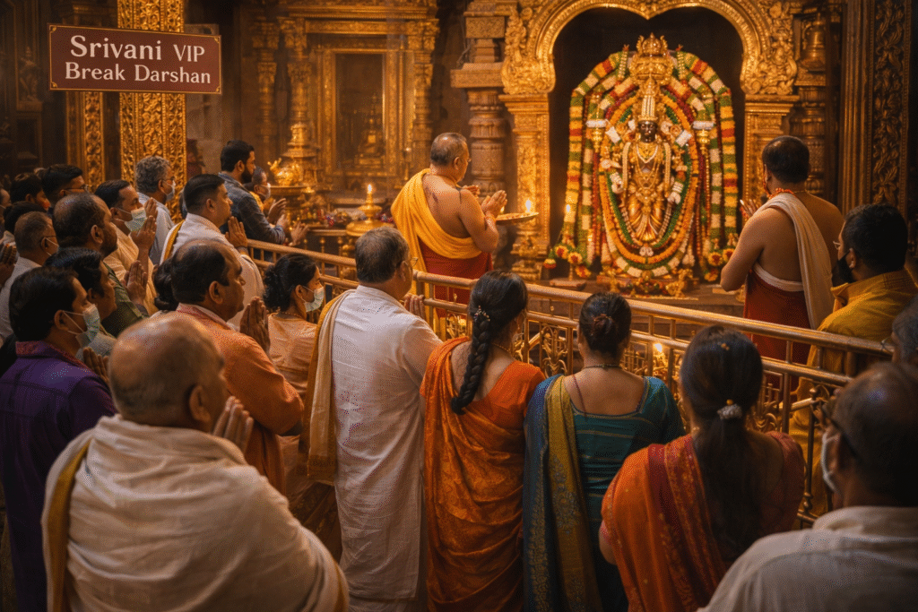 Srivani VIP darshan