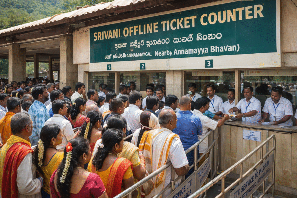 Srivani Offline Counter in Tirumala