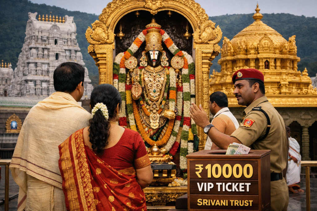 Srivani trust VIP break darshan