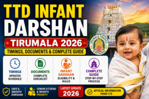 TTD Infant Darshan Tirumala 2026 – Timings, Documents & Complete Guide