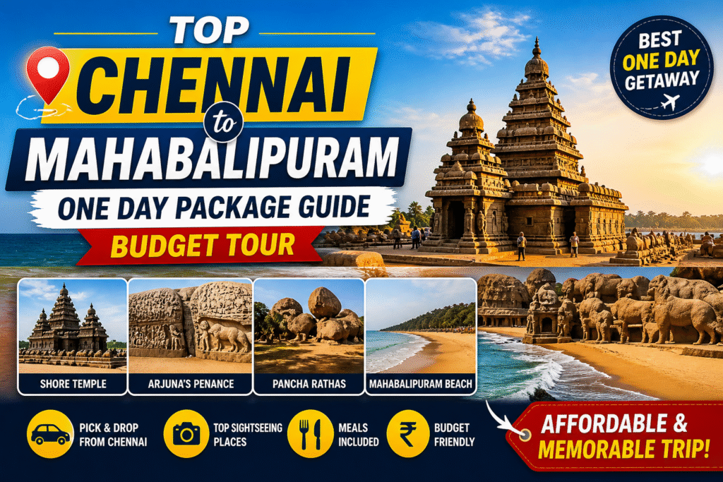 Chennai to Mahabalipuram One Day Package