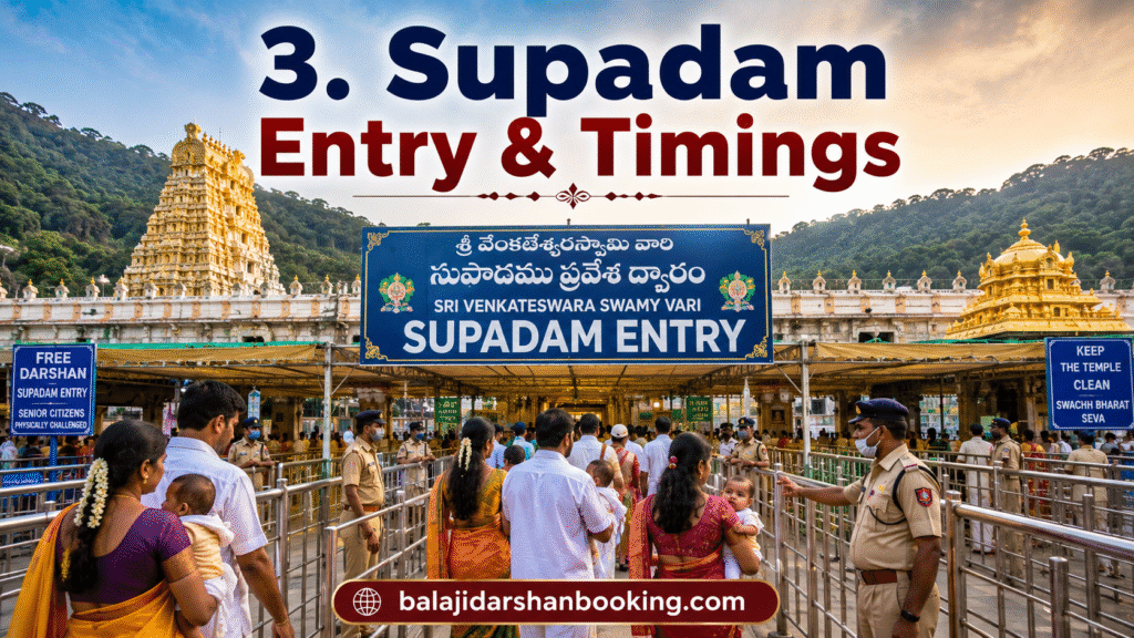 Infant Darshan Tirumala Timings