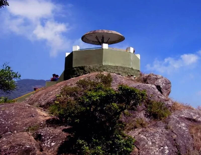 Scenic view from Lambs Rock in Coonoor