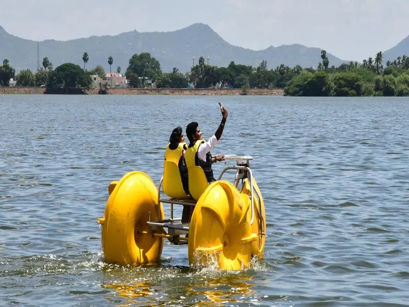 Ukkadam Boating and Zip Cycling, an adventurous spot in Coimbatore