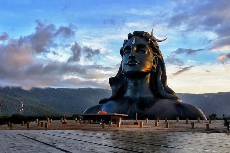 Spiritual yoga temple in Coimbatore